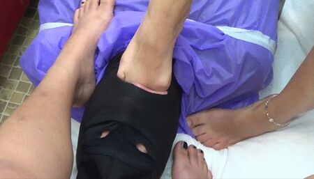 FOOT FUCKING MOUTH OF SLAVE WITH BRUXINHA AND ZAQUI FULL EDITION FOR SPECIAL OFFER