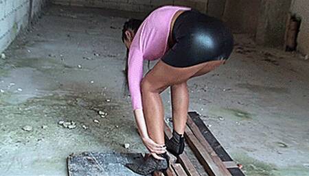 Stuck in heels really hard (1920x1080 HD) MP4