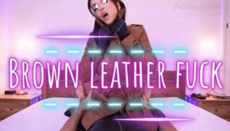 Brown Leather Coat Sex (480 wmv)