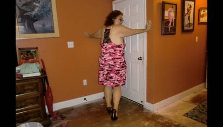 Sexy Stip From Pink Camo Lingerie, I Am Wearing a m4v