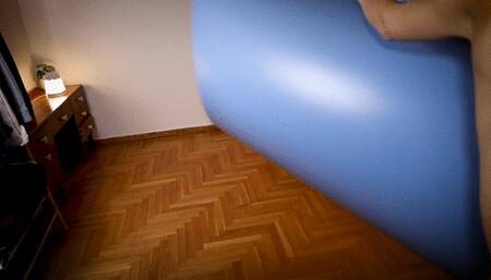 Humping And Squirt On Inflatable Pillow