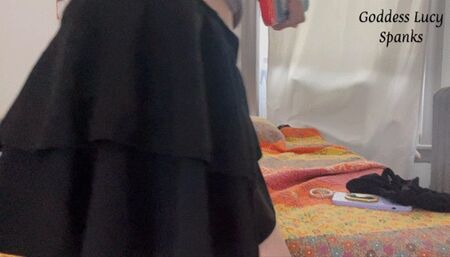 Embarrassed Naked Male Femdom Lost Bet