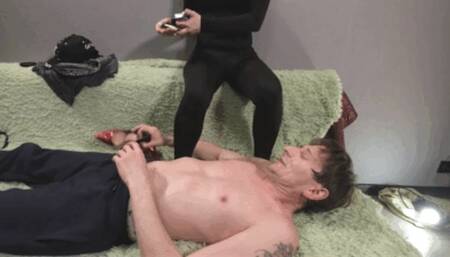 Pov b117  I trample the slave with my boots again and again)) I spit on your face and laugh at you Big wheels scratch your body [4k]