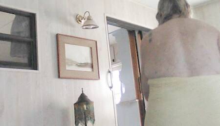 BJMature Towel Dance Tease