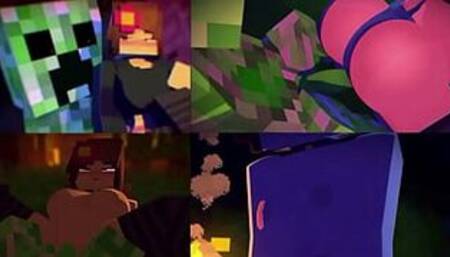 CREEPER FUCKED STEVE'S GIRLFRIEND IN MINECRAFT!