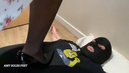 Black Court Shoe Trample