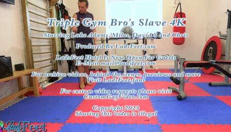 Triple Gym Bro's Slave 4K