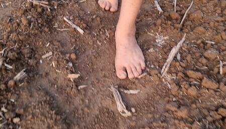 Barefoot Mud Walking HD 31st Aug