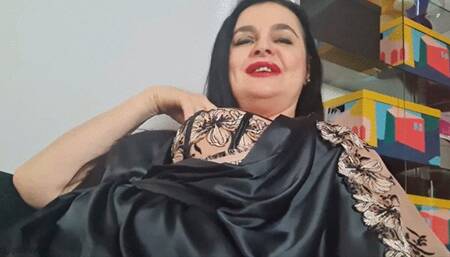 Nyloned Feet & Long Legs Worship by Strict Step-Mommy Dinah - part 1