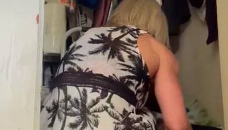 Reach Challenge Step Stool High Heels and Barefeet