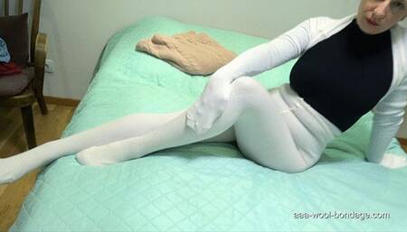 WOOLBONDAGE FOOTJOB RELAXATION