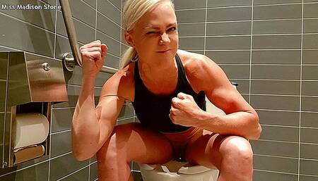 Bodybuilder Toilet Slavery