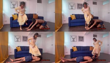 Goddess Laila - My Human Carpet (HD 1080p MP4)