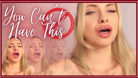 You Cant Have This (Beautiful Agony) 480WMV - Pretty Goddess has a REAL ORGASM using a Hitachi Magic Wand to show pussyfree losers what they are missing out on