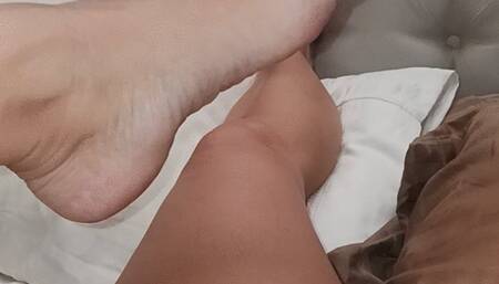 Barefeet after driving all day