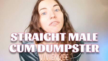 Straight Male Cum Dumpster CEI TRAINING task