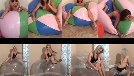 Trish Giant Beach Ball Deflate Combo MOV