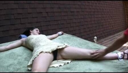 Hotwife Amber Is Bound Outdoors and Made To Orgasm! (mp4 sd)