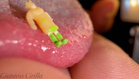 Giantess Cirilla - Soaked in Spit