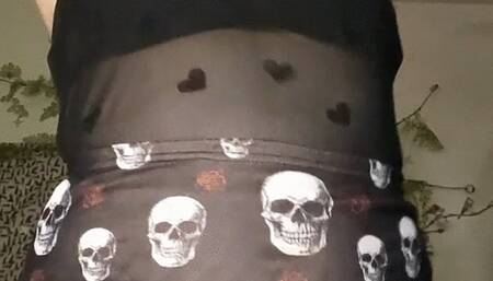 Gagged Slut Teases Herself Until She Cums