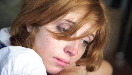 Naughty Ginger Spanked for taking Step-Daddy's Car - MP4