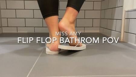 Flip Flop Bathroom POV