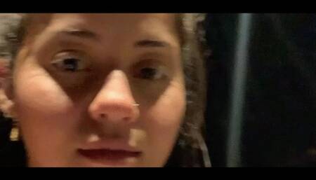 Taping the fitness instructor secured