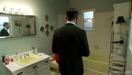 Mistress Tyra Scott Humiliates and Fucks a VERY Tight Ass Man Slave