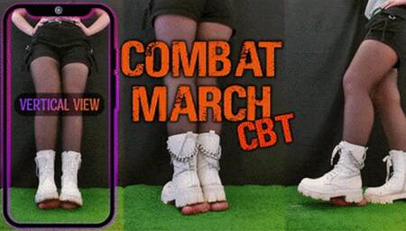 Combat Girl Marching on Your Cock and Balls (Vertical Version) - TamyStarly - CBT, Bootjob, Shoejob, Ballbusting, Combat, March, Boots, Trample, Trampling, Crush, Crushing