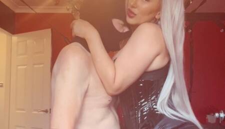 Filthy Talk ????????To Edging Slave Teased and Brutally Denied With Crop To The Balls Every Time He Gets Close