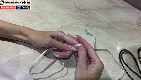 Nails Cut and Destroy charge cable - part 1