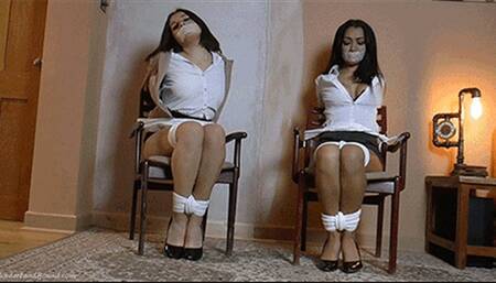 Clover & Courtney in: Origins: The Secrets of the Combat Range & Those Creepy Catacombs as Yet Undisturbed! (HD)