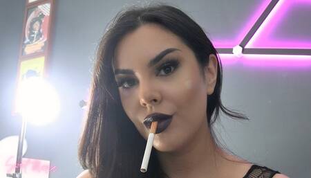 Black lips smoking fetish ~ Sweet Maria
