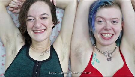 Harper and Lucy Compare Armpit Hair