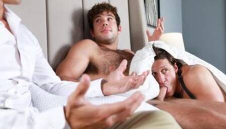 Handsome Nurse Sucks Dick Under the Cover