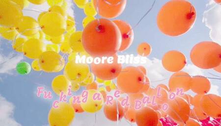 Moore Bliss Blew Up Handful of Balloons Just to Fuck with His Big Dick!