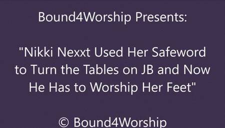 Nikki Nexxt Gets Foot Worship After Using Her Safeword - WMV