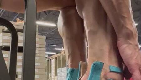 Shoe Shopping Blue High Heels