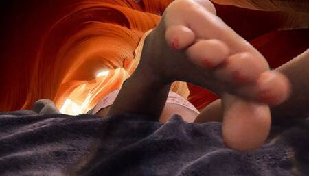 Teeny Simon in Giantess Cave POV 4K smaller