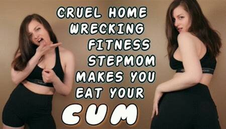 CRUEL HOMEWRECKING FITNESS STEPMOM MAKES YOU EAT YOUR CUM 1080P - ELLIE IDOL