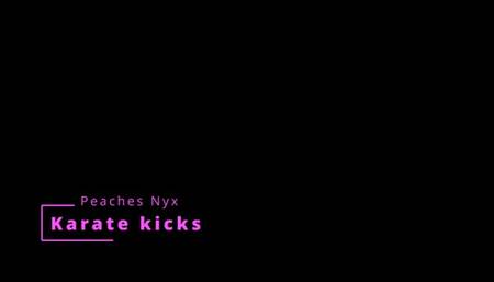 Karate kicks