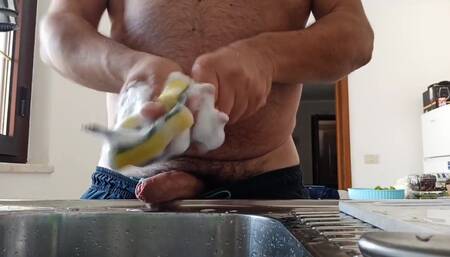 I Just Wanted to Wash Dishes but He Needs to Pee