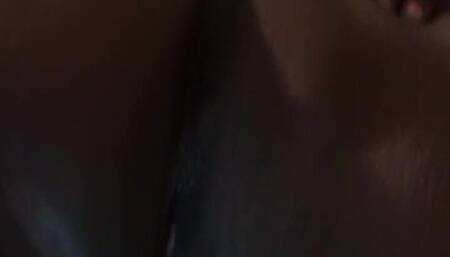 Black BBW Fucks Herself with Vibrator