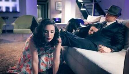 Big cock guy fucked his submissive babes