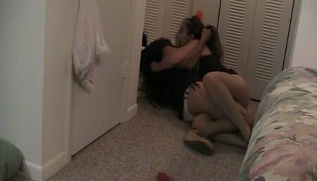 Classic Rolling CatBall HairPulling CATFIGHT