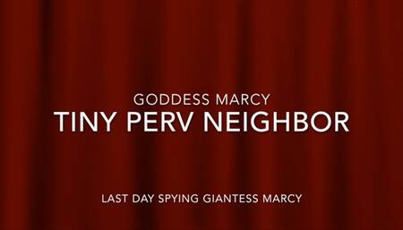 Giantess Marcy catchs pervert neighbor spying