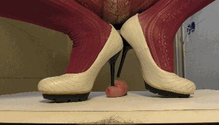 Smother the cock under feet (Part 2) HARD
