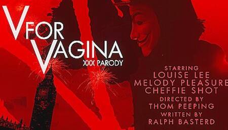 Mealody Pleasure And Louise Lee In V For Vagina Xxx Parody