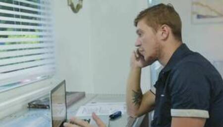 small teen babysitter gags on a big dick