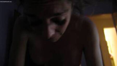 QCBitch puking on dick!